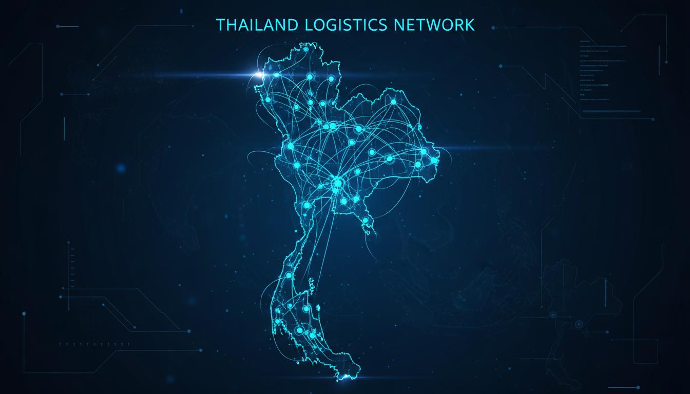 แผนที่เครือข่ายขนส่งทั่วประเทศไทย - ครอบคลุมทุกภูมิภาค